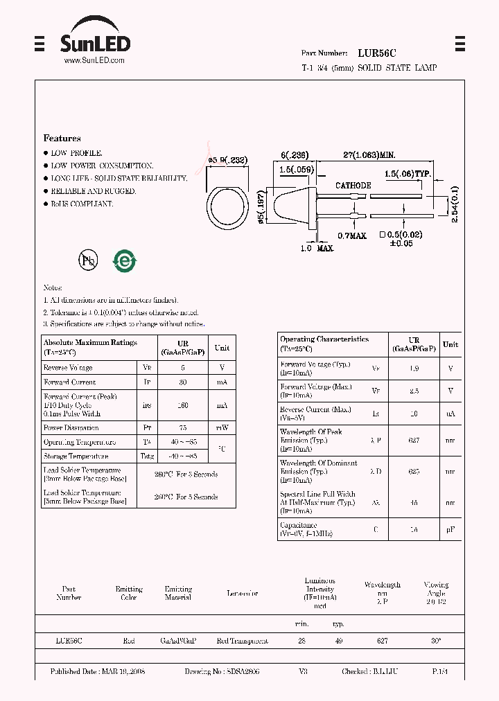 LUR56C_7812485.PDF Datasheet