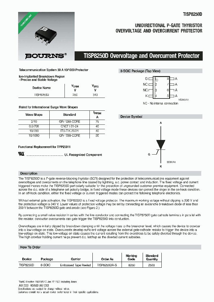TISP8250D08_7798372.PDF Datasheet