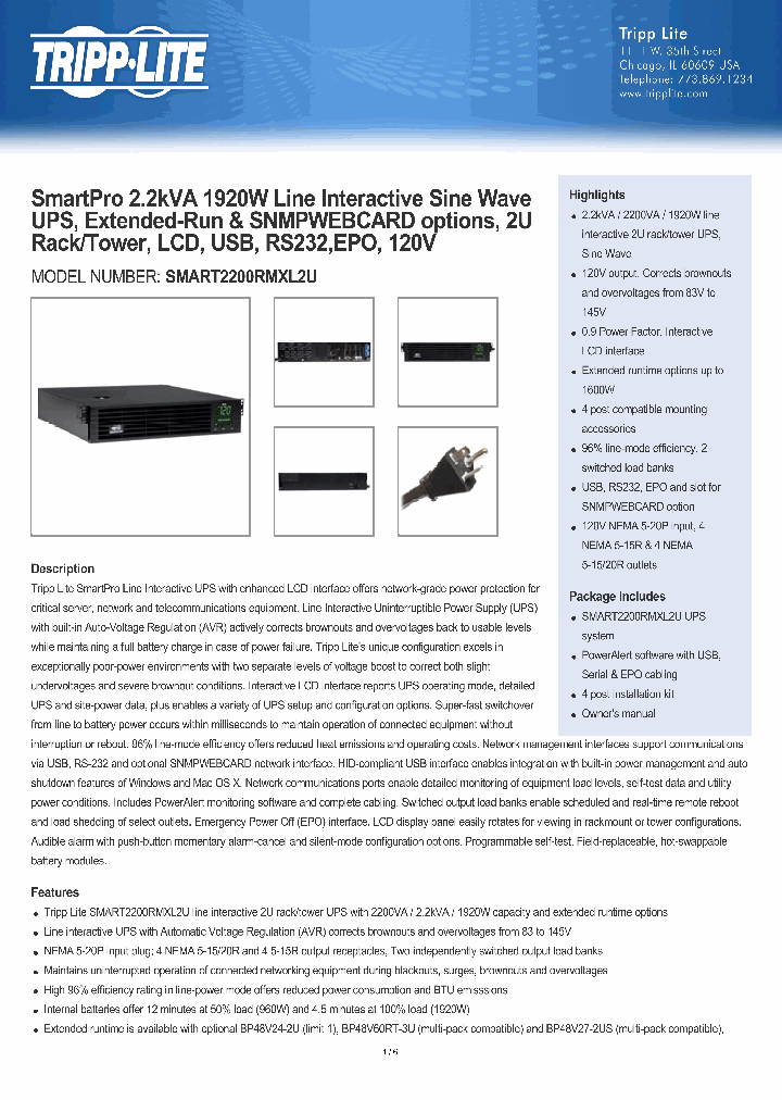 SMART2200RMXL2U_7796803.PDF Datasheet