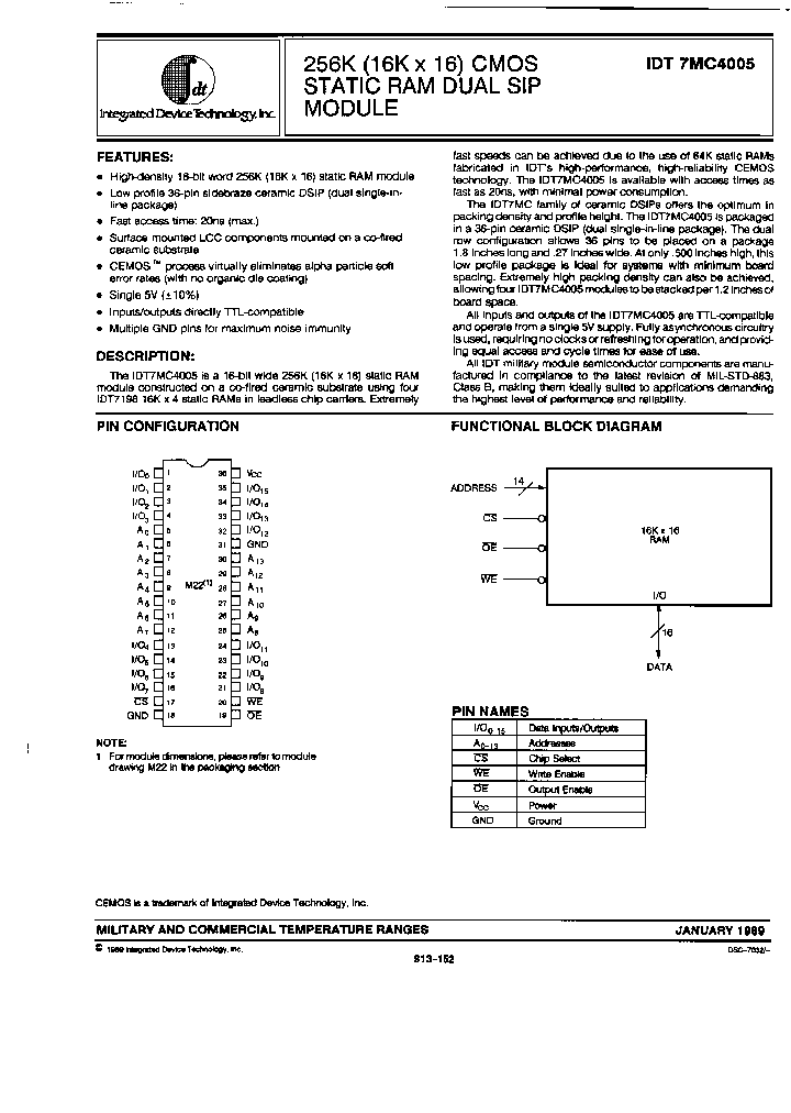 IDT7MC4005S45CV_7775749.PDF Datasheet
