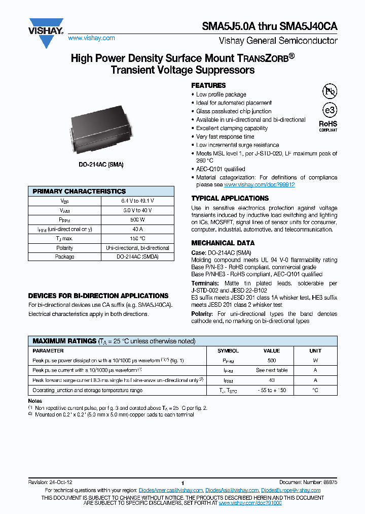 SMA5J15A_7811367.PDF Datasheet