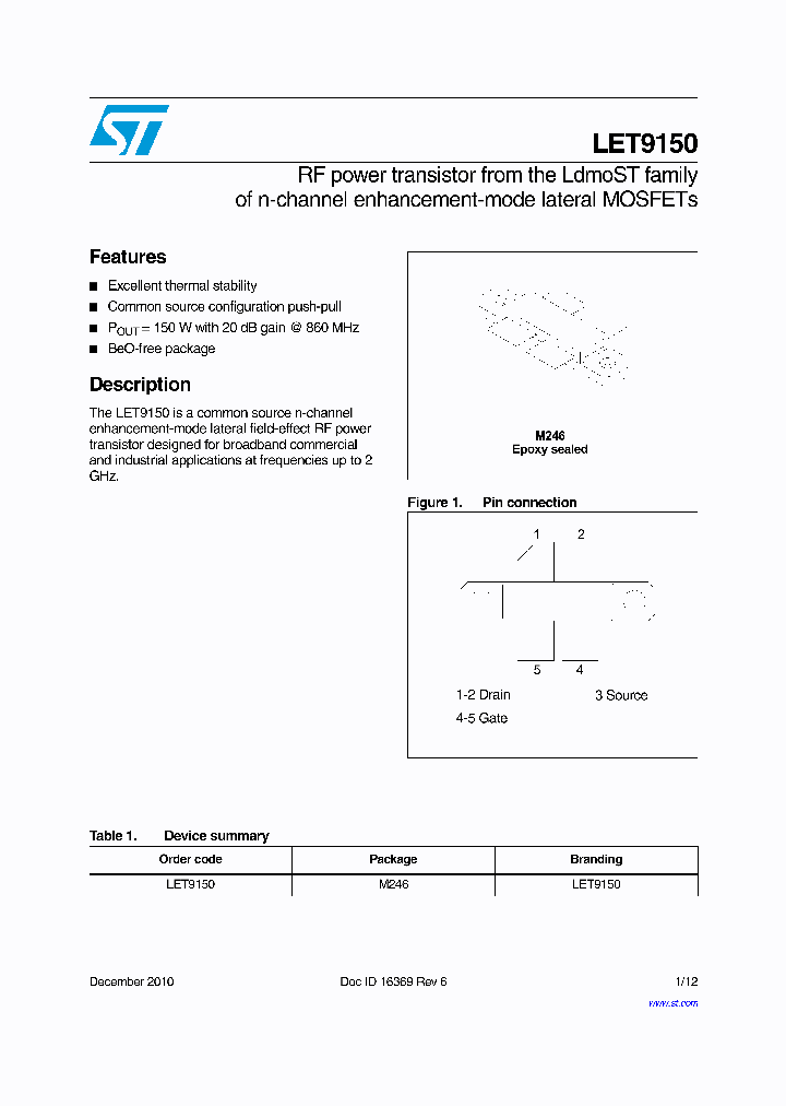 LET9150_7817309.PDF Datasheet
