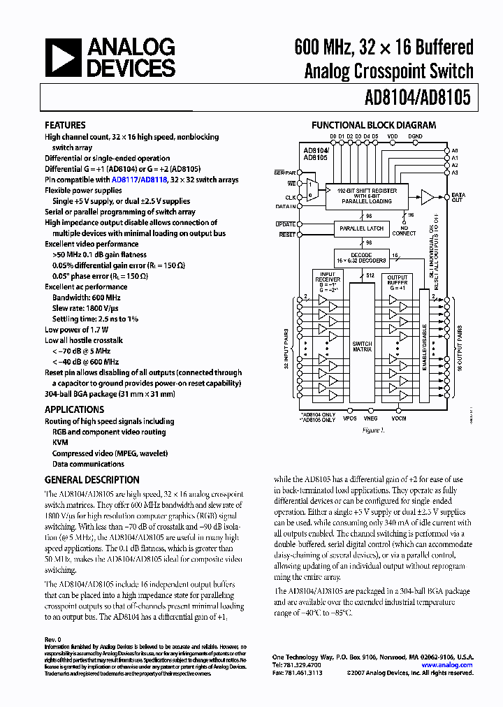AD8104_7813315.PDF Datasheet