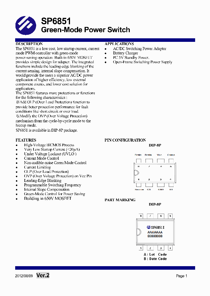SP6851_7818139.PDF Datasheet