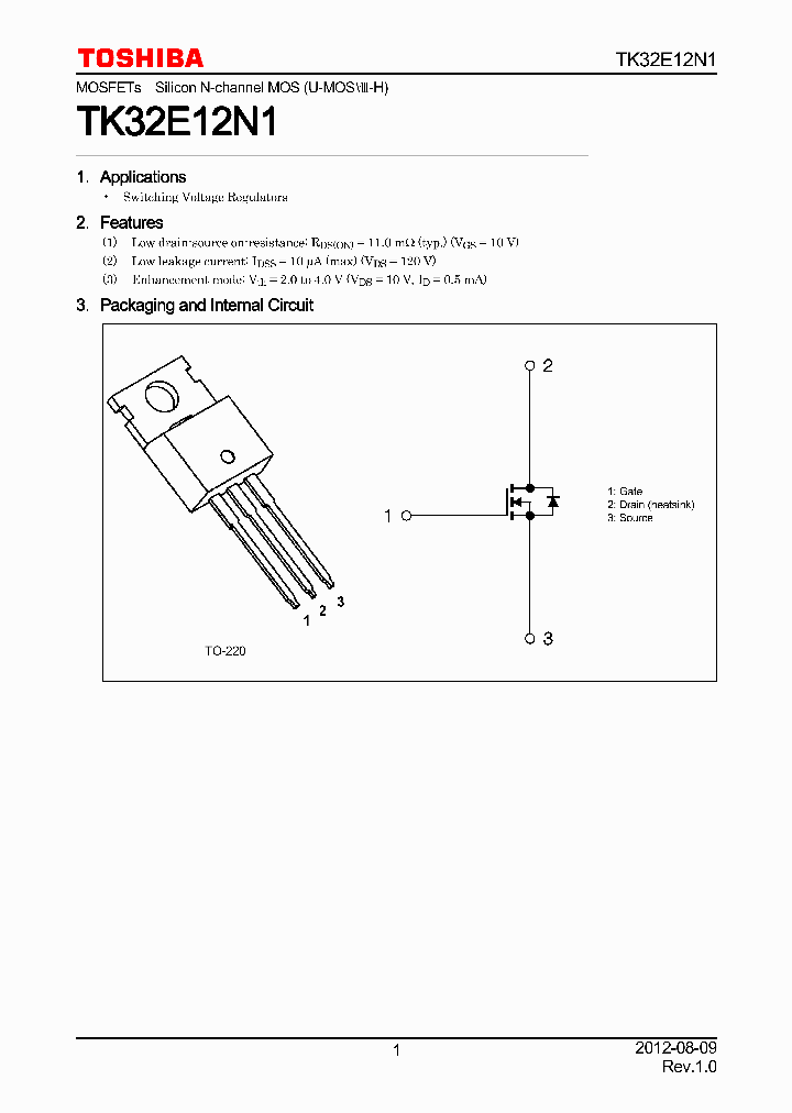 TK32E12N1_7822881.PDF Datasheet
