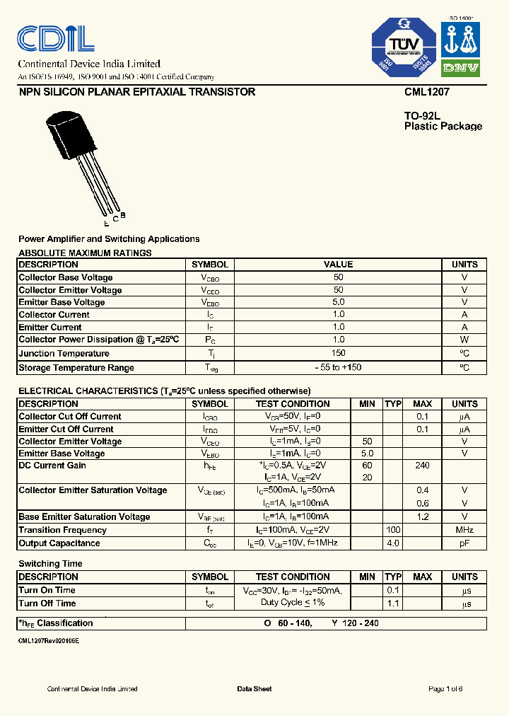 CML1207_7822312.PDF Datasheet