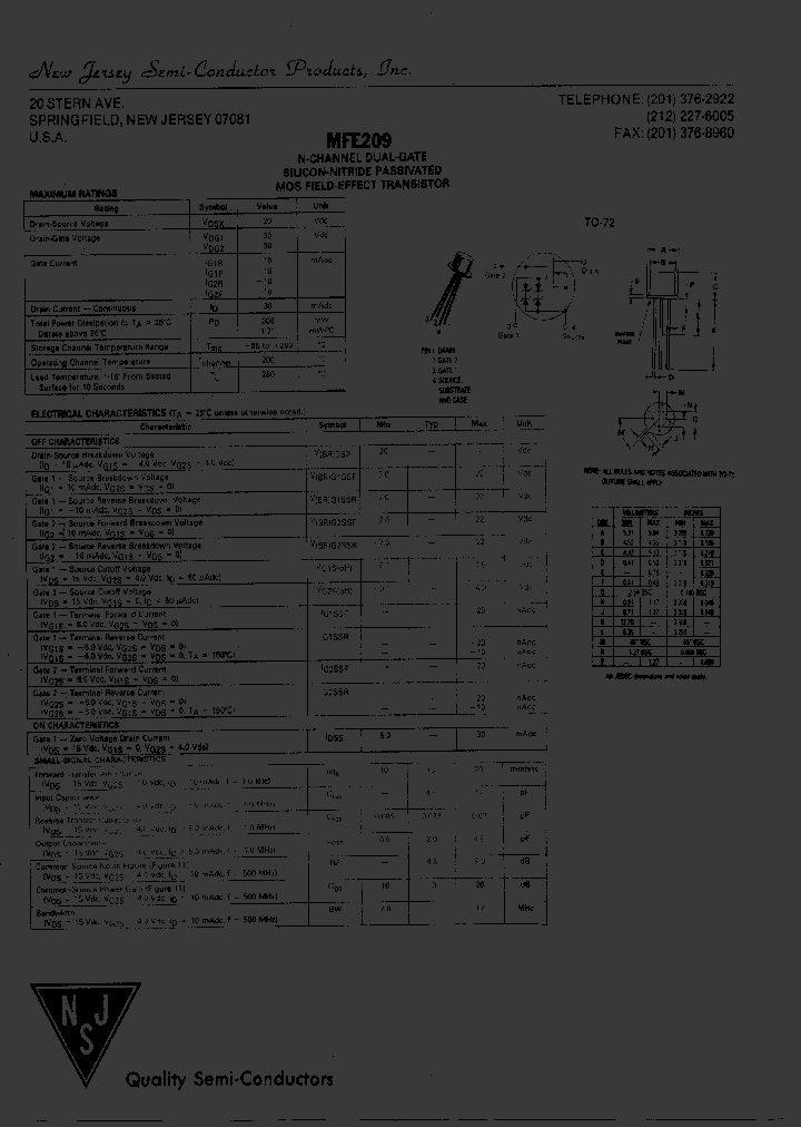 MFE209_7800220.PDF Datasheet