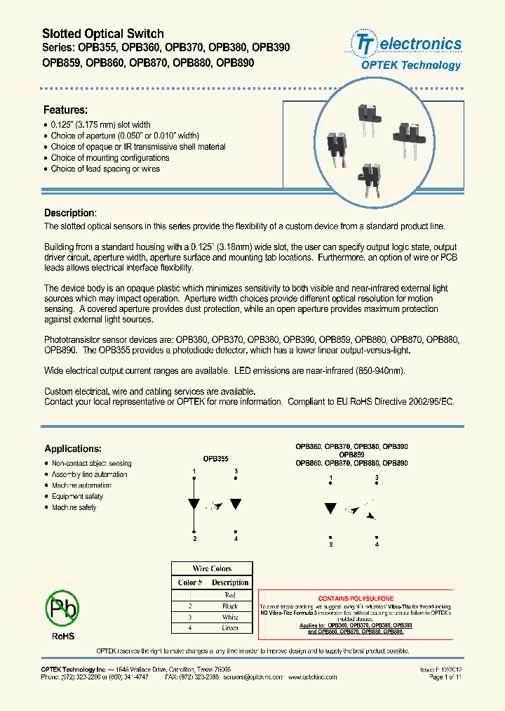 OPB877T55_7788868.PDF Datasheet