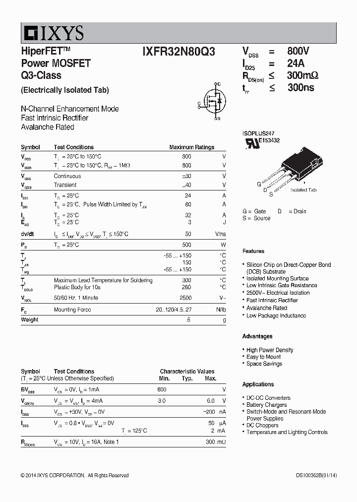 IXFR32N80Q3_7787863.PDF Datasheet
