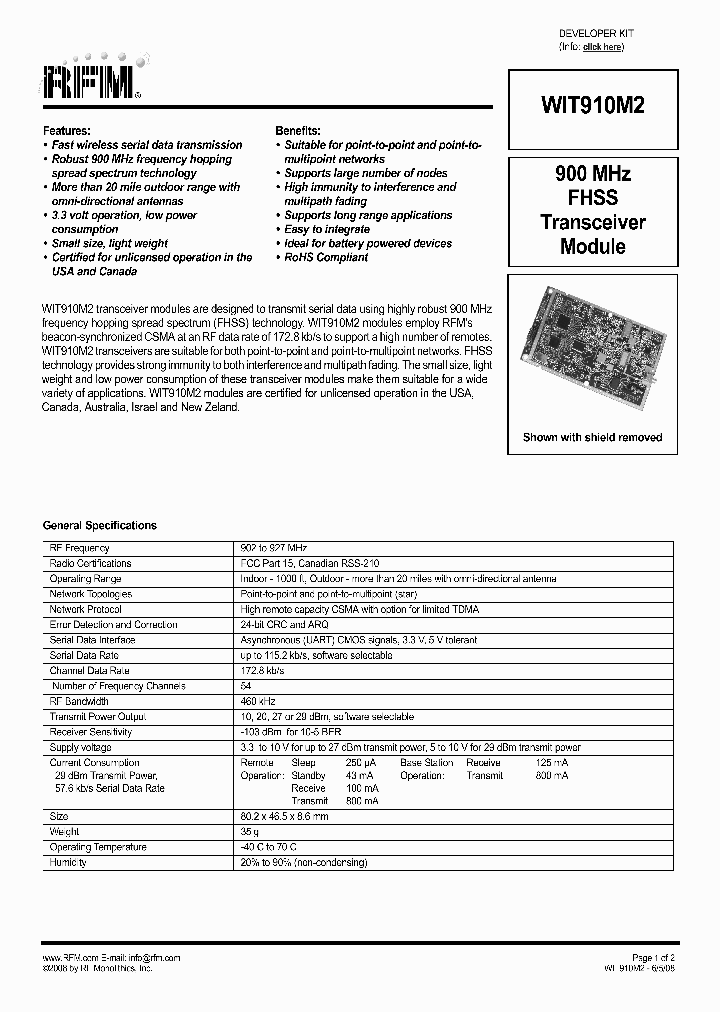 WIT910M2_7785806.PDF Datasheet