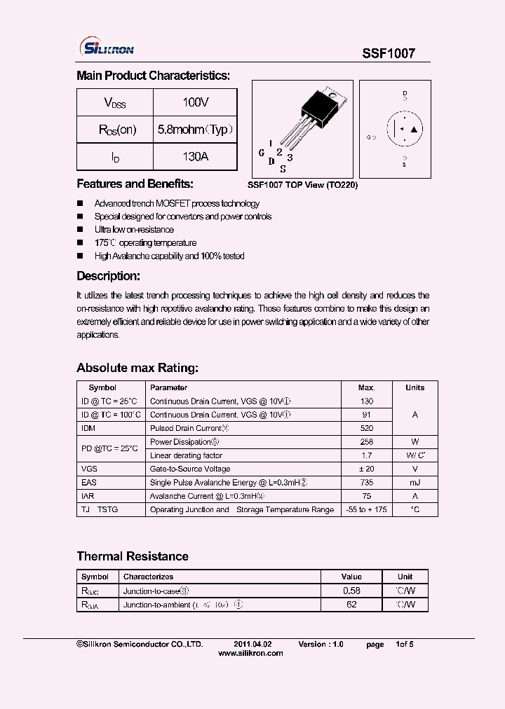 SSF1007_7780708.PDF Datasheet