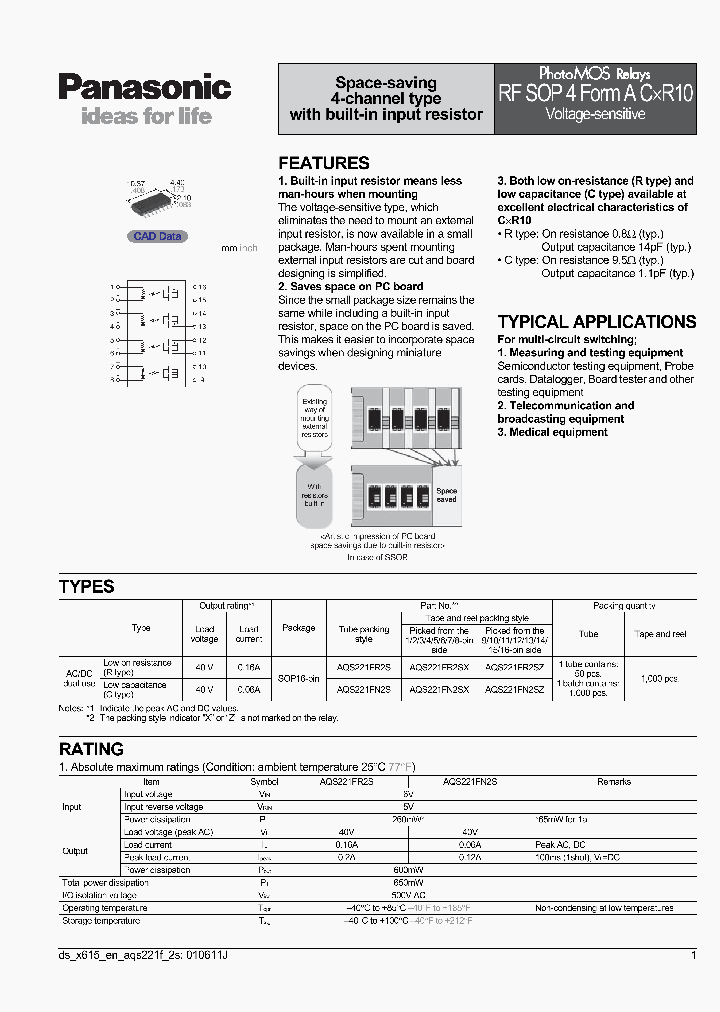 AQS221FR2S_7771454.PDF Datasheet