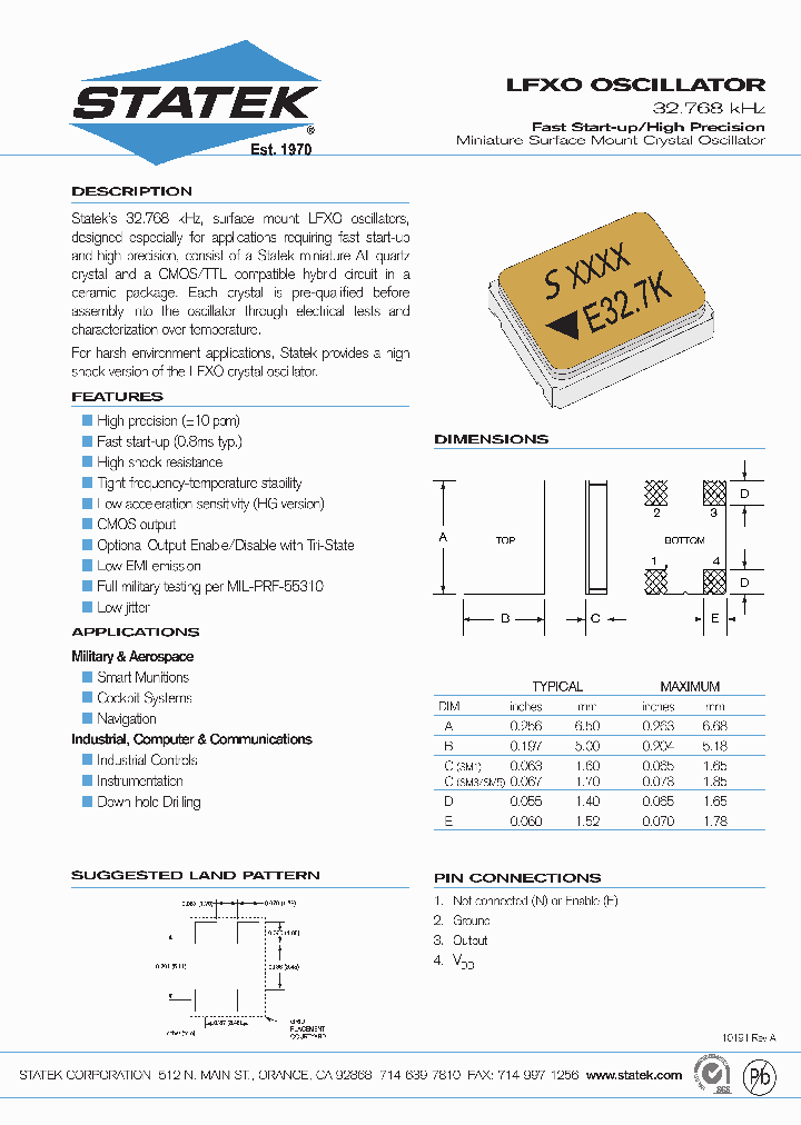 LFXO_7780170.PDF Datasheet