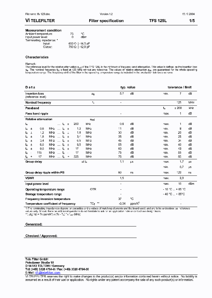 TFS125L_7769854.PDF Datasheet