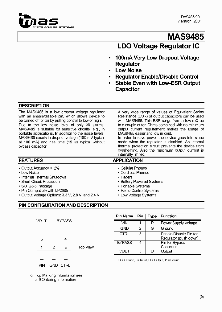MAS9485AST2-T_7792167.PDF Datasheet