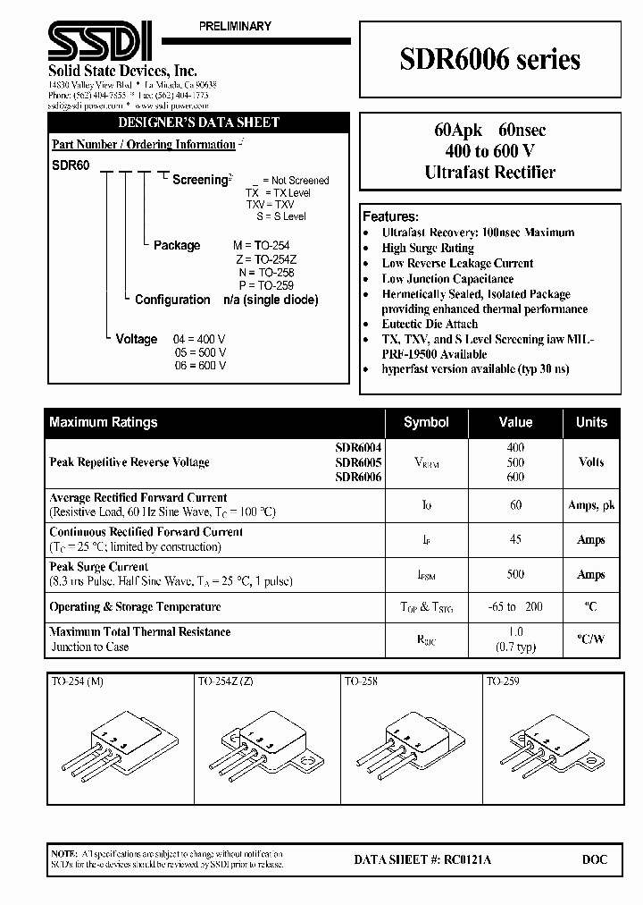 SDR6004_7779211.PDF Datasheet