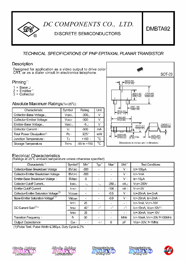 DMBTA92_7767649.PDF Datasheet