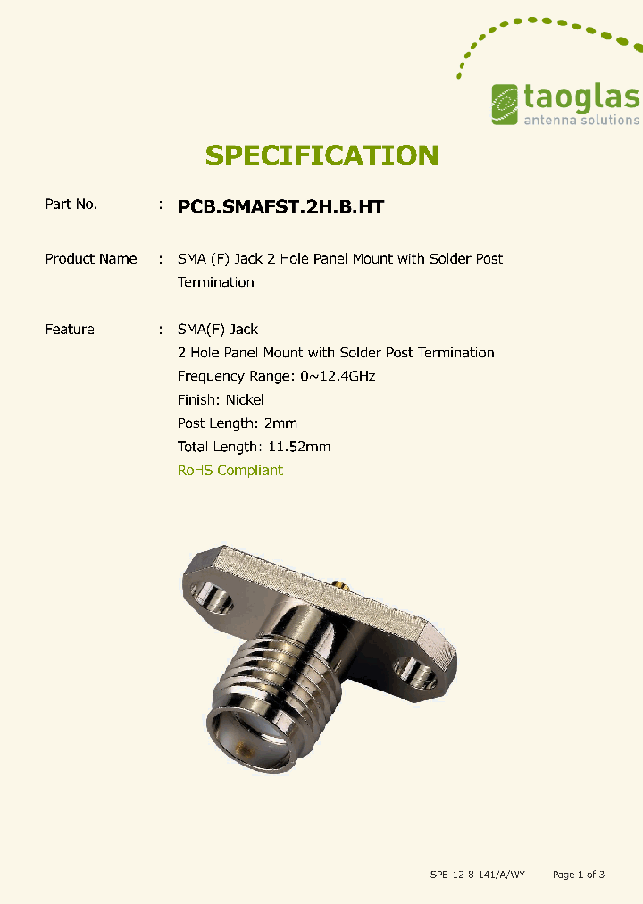 PCBSMAFST2HBHT_7786760.PDF Datasheet