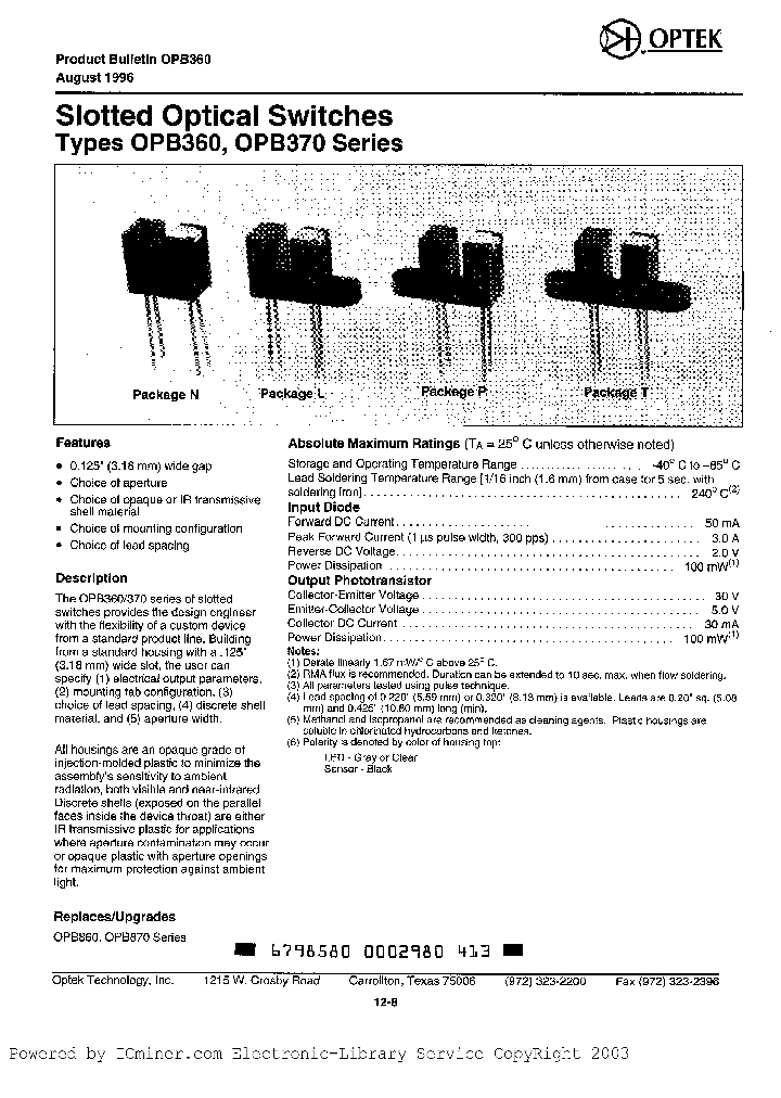 OPB360L55_7775685.PDF Datasheet
