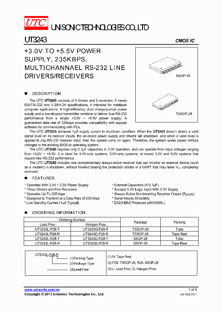 UT3243_7815298.PDF Datasheet