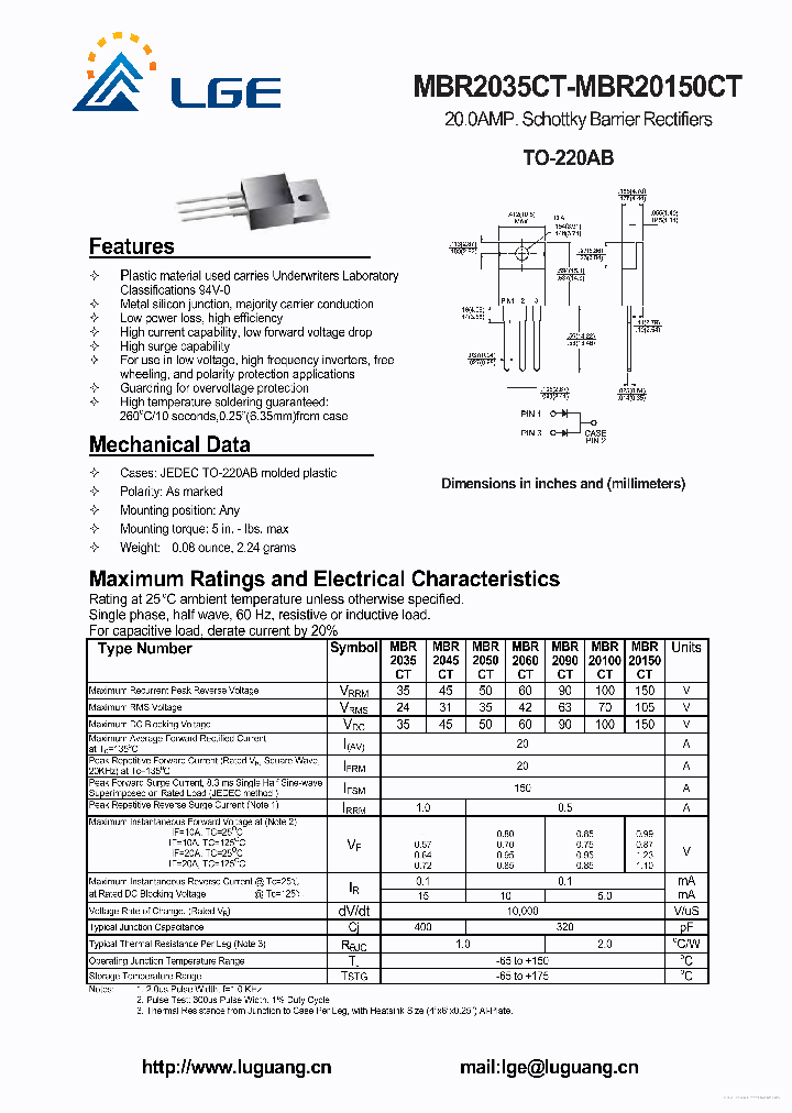 MBR2050CT_7757060.PDF Datasheet