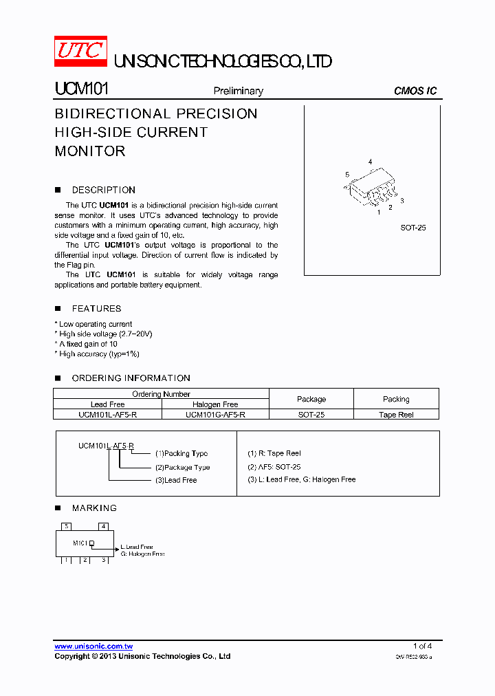UCM101_7823914.PDF Datasheet