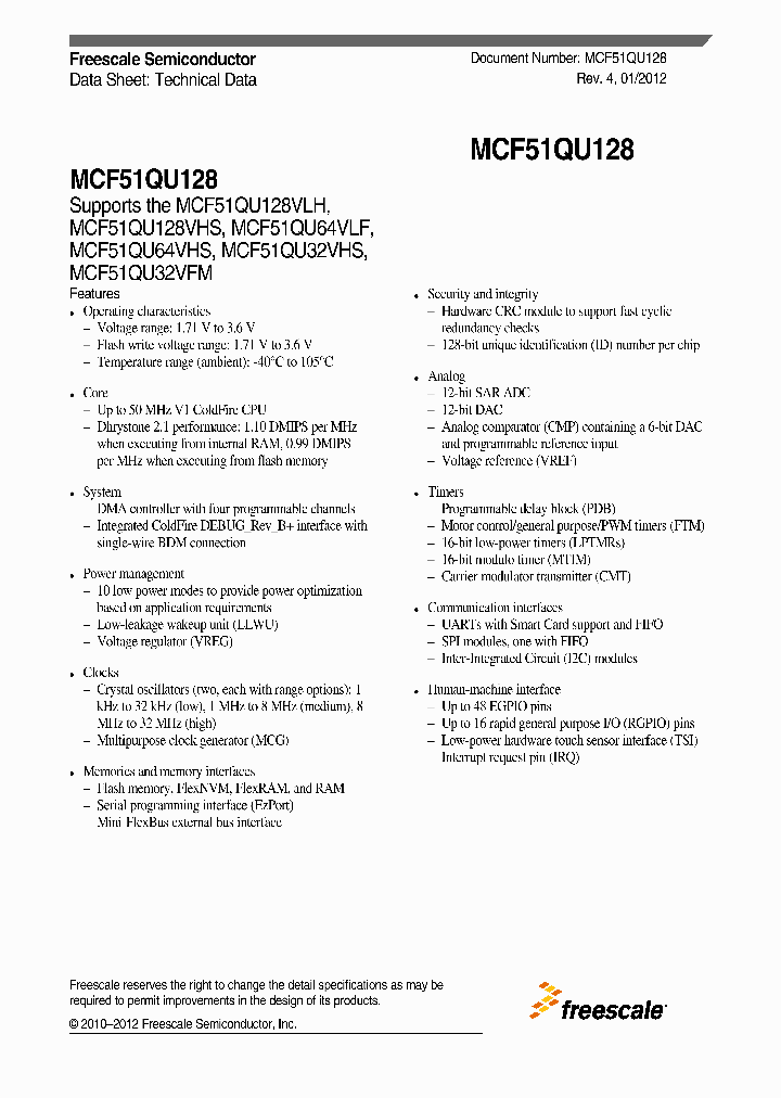 MCF51QU128_7825196.PDF Datasheet