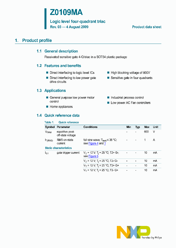 Z0109MA_7827109.PDF Datasheet