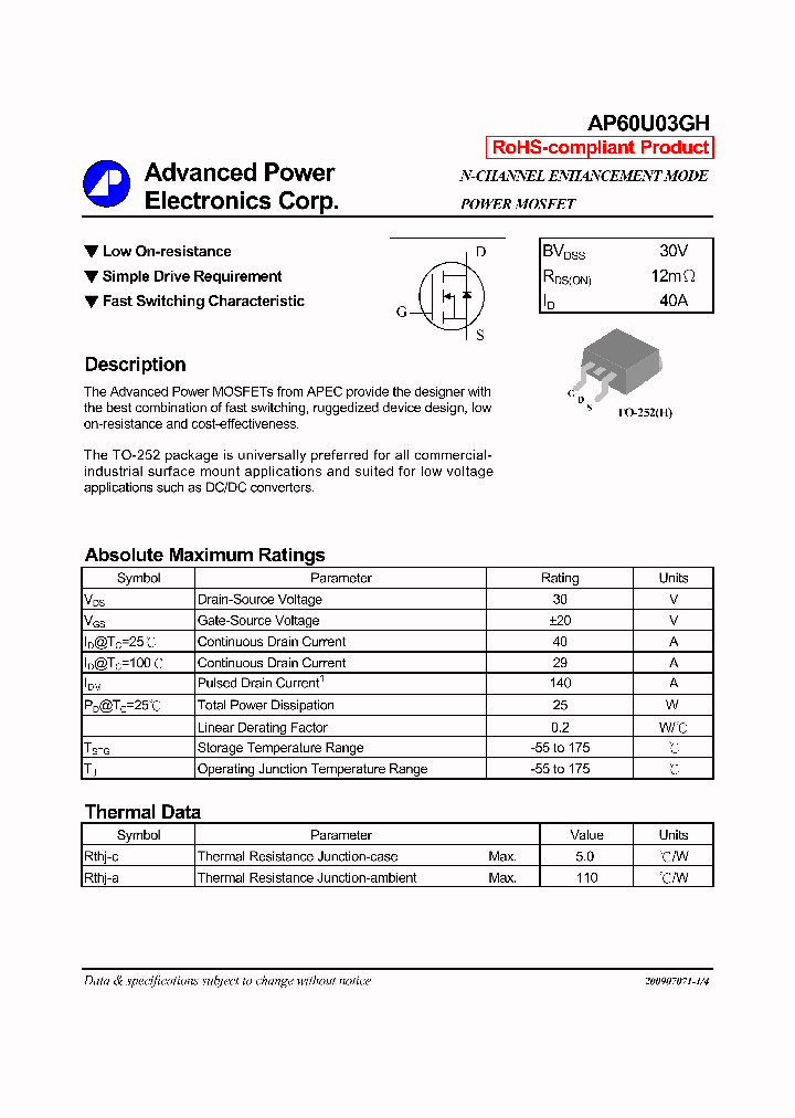 AP60U03GH_7827205.PDF Datasheet