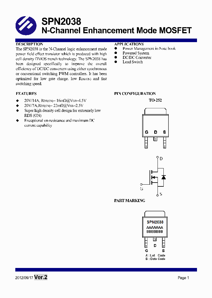SPN2038_7828625.PDF Datasheet