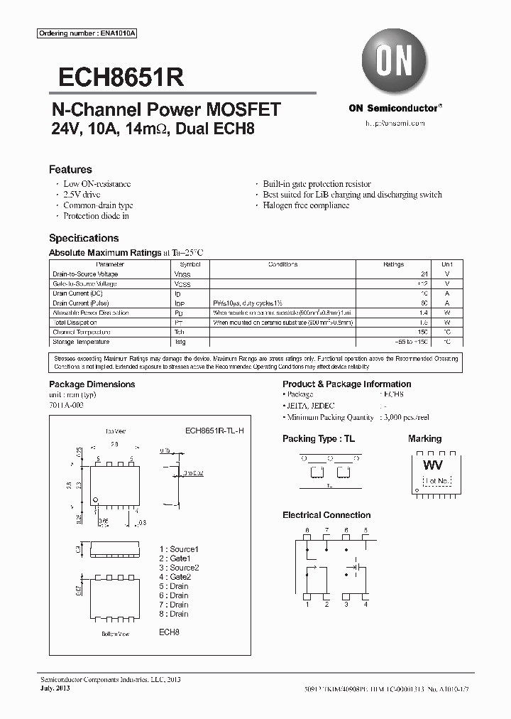 ECH8651R_7829530.PDF Datasheet