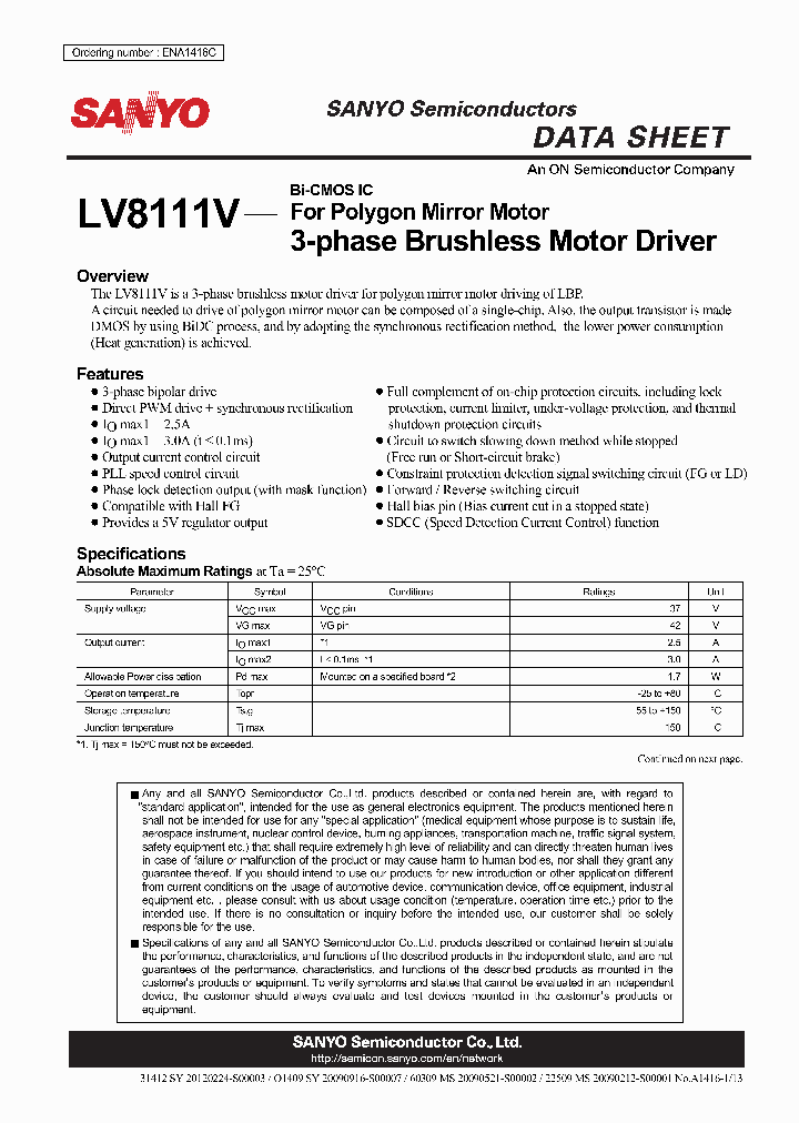 LV8111V12_7829900.PDF Datasheet