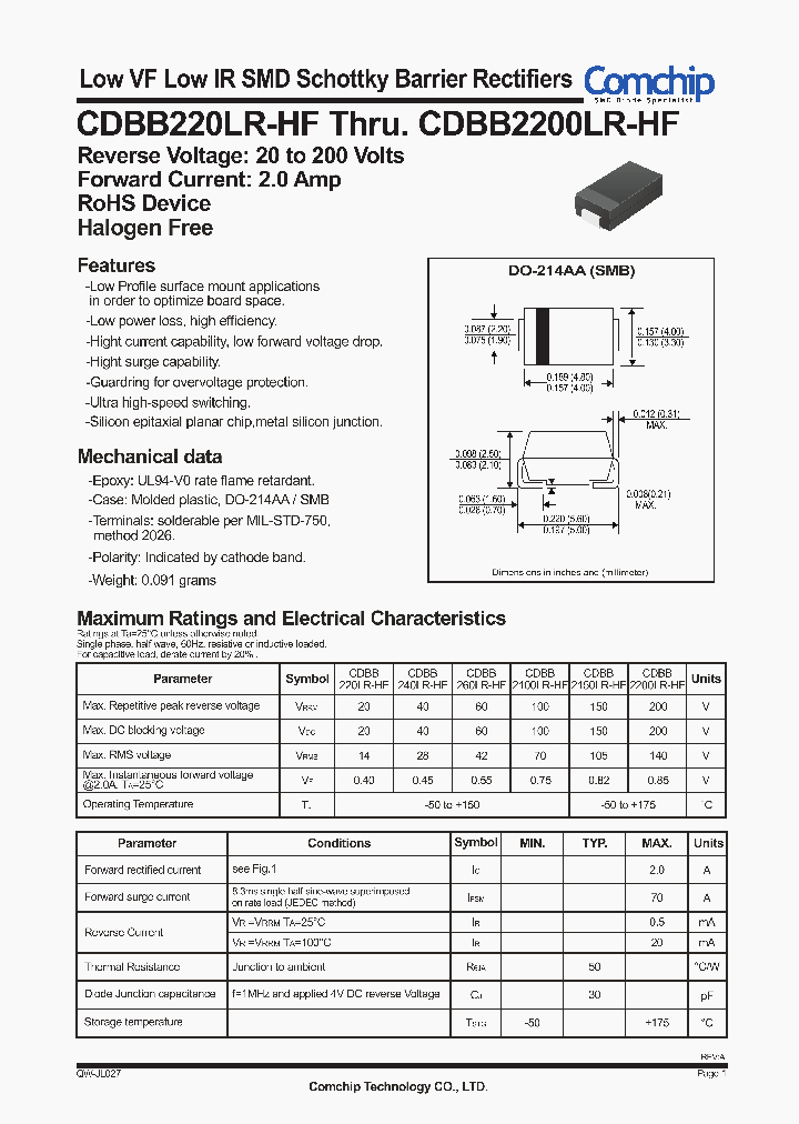 CDBB240LR-HF_7840107.PDF Datasheet