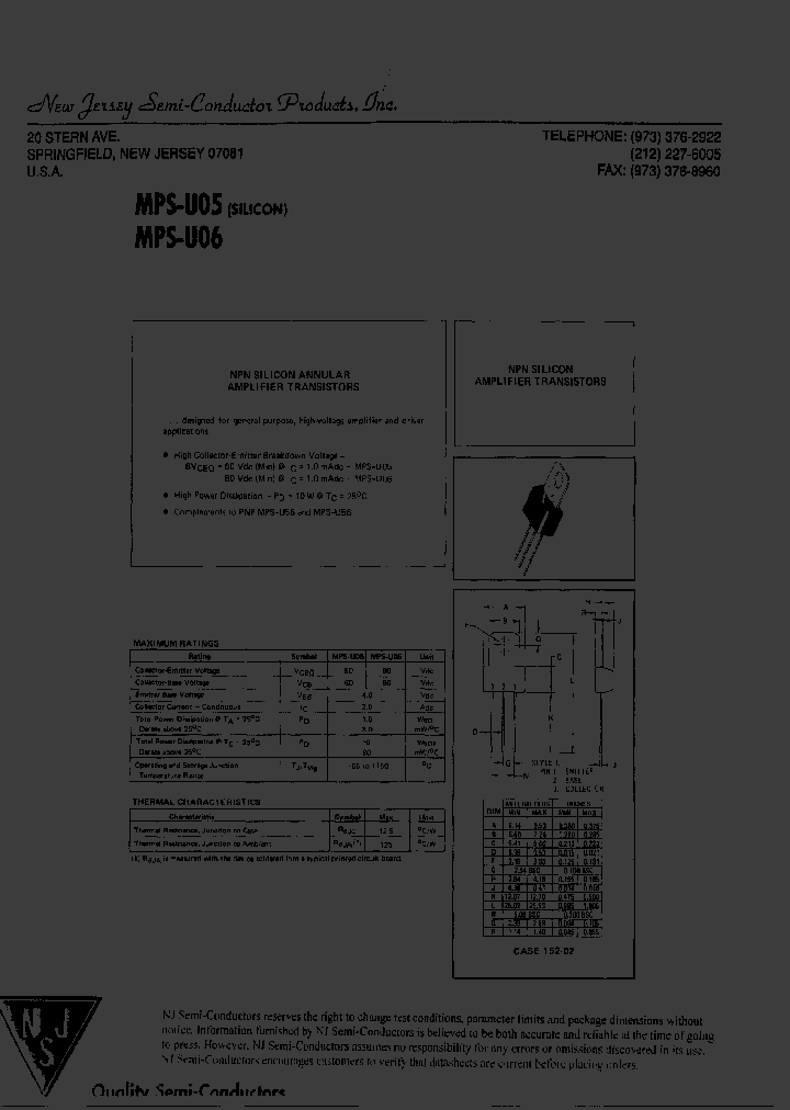 MPSU05_7840422.PDF Datasheet