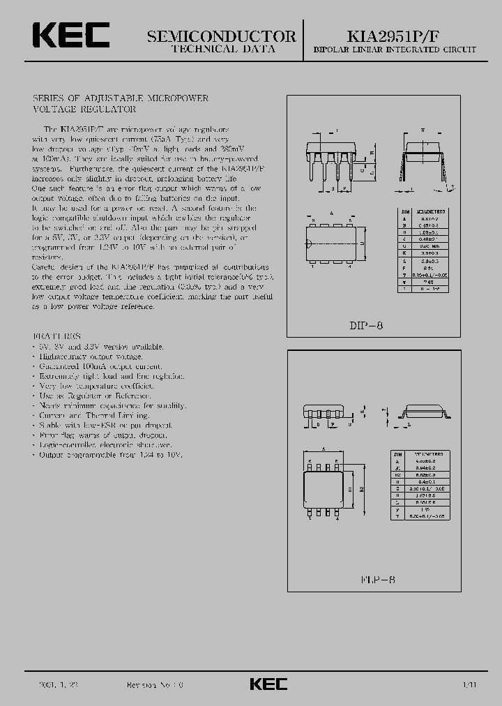 KIA2951F_7841268.PDF Datasheet