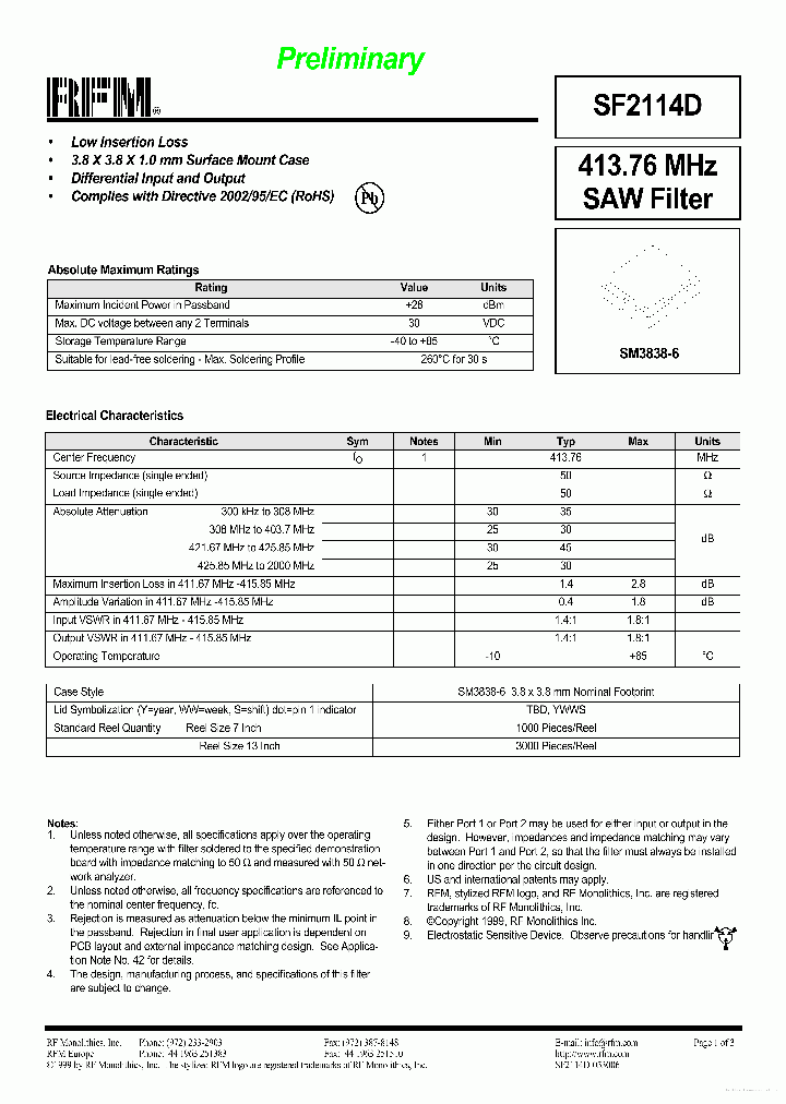 SF2114D_7758657.PDF Datasheet