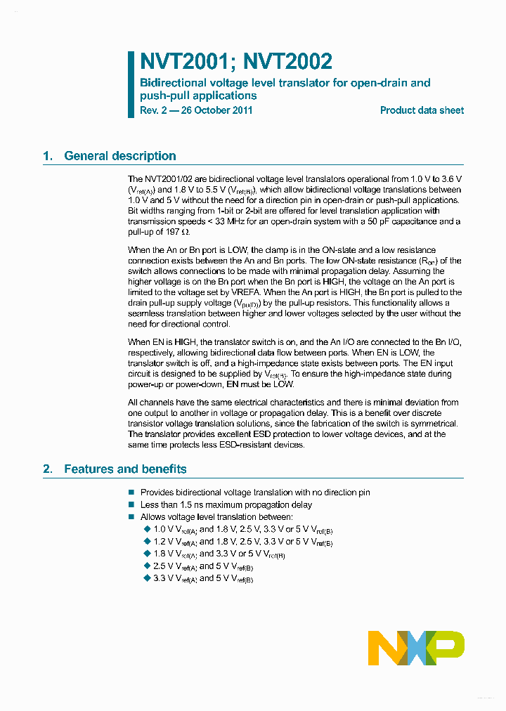 NVT2001_7759726.PDF Datasheet