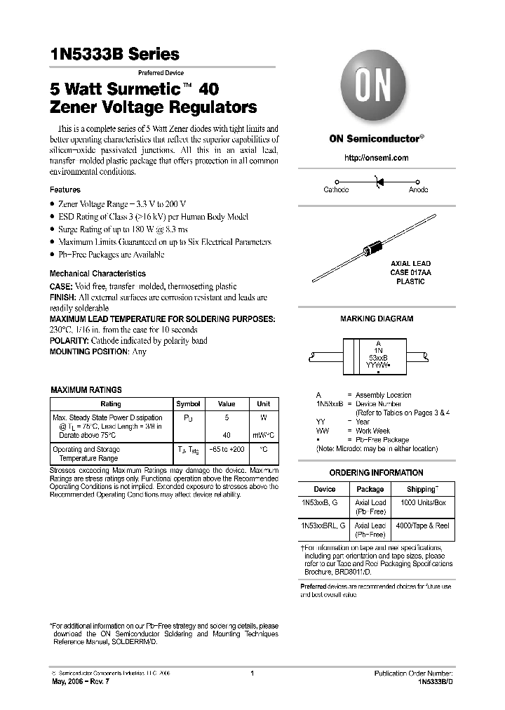 1N5333B_7762354.PDF Datasheet
