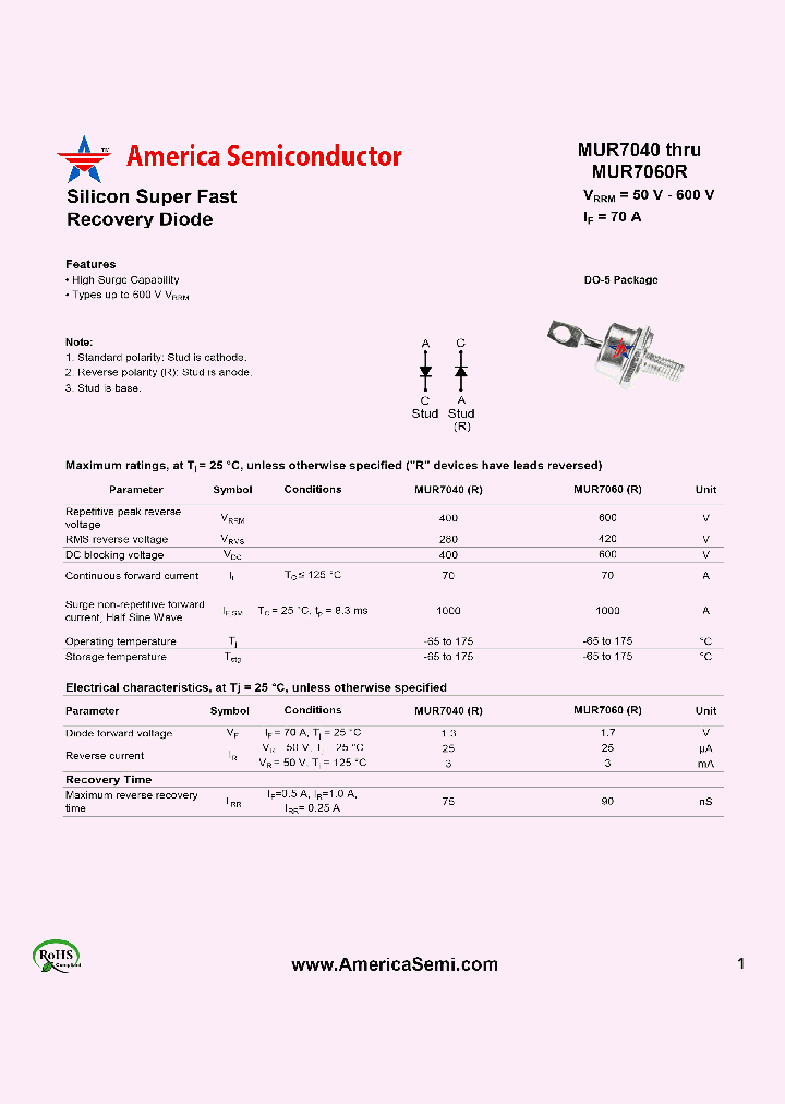 MUR7060R_7842675.PDF Datasheet