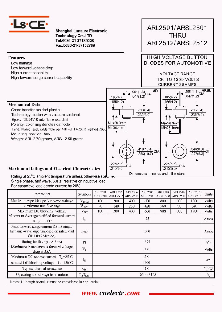 ARL2501_7844130.PDF Datasheet