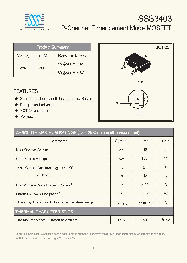 SSS3403_7763637.PDF Datasheet