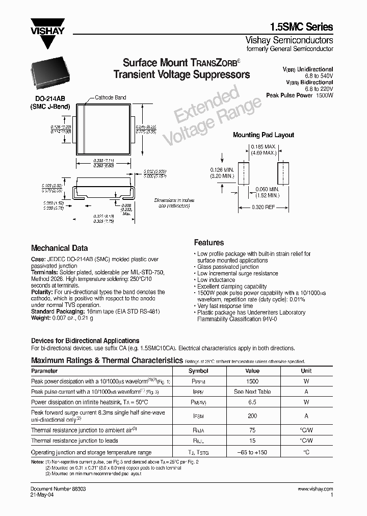 15SMC300CA_7788801.PDF Datasheet