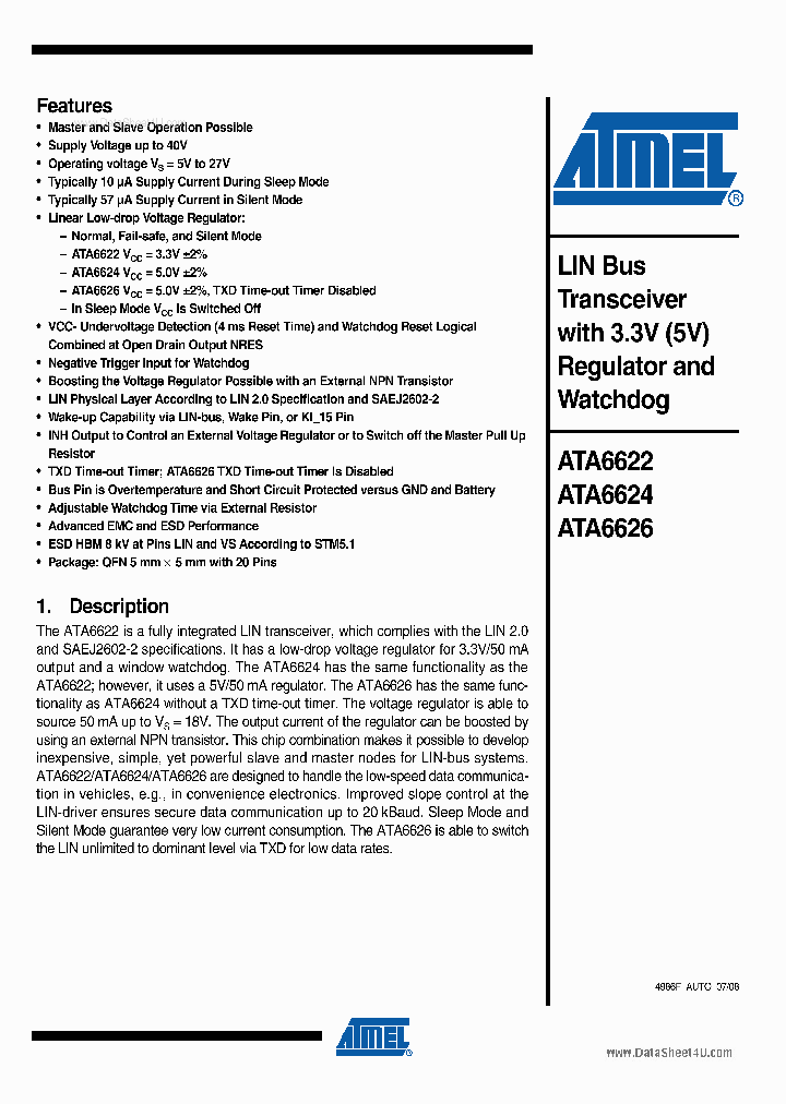 ATA6626_7765515.PDF Datasheet