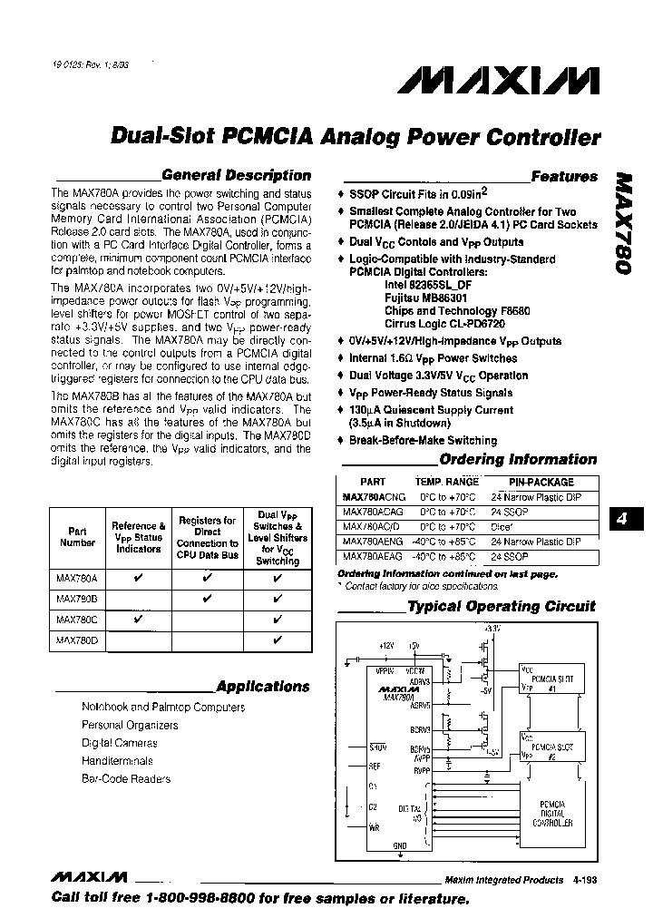 MAX780AEAG_7796394.PDF Datasheet