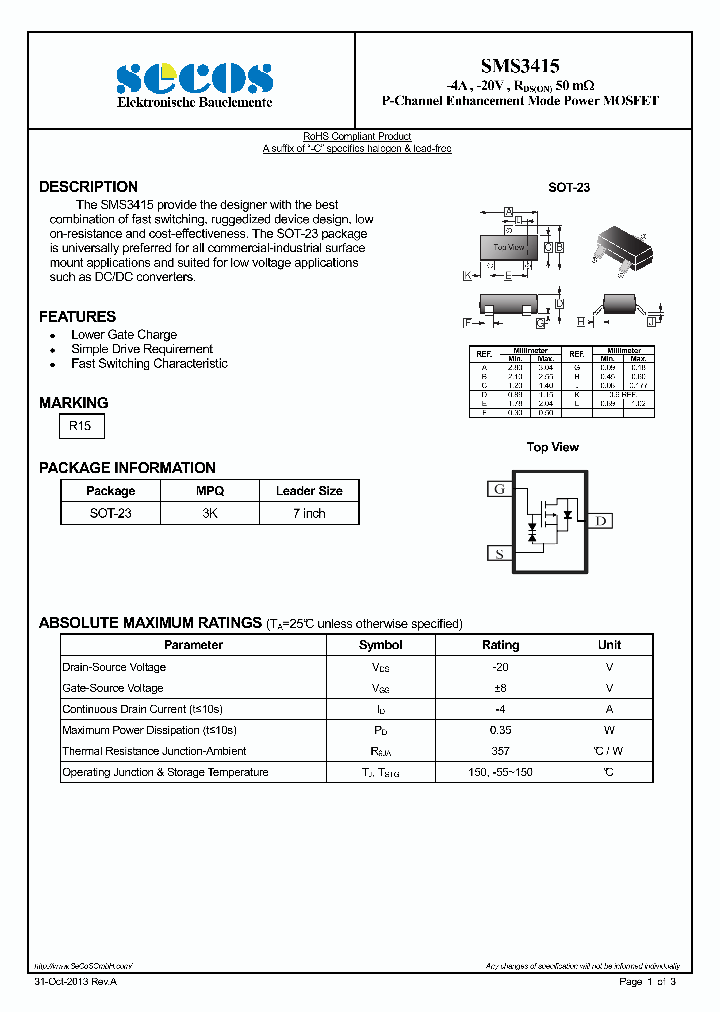SMS3415_7850706.PDF Datasheet