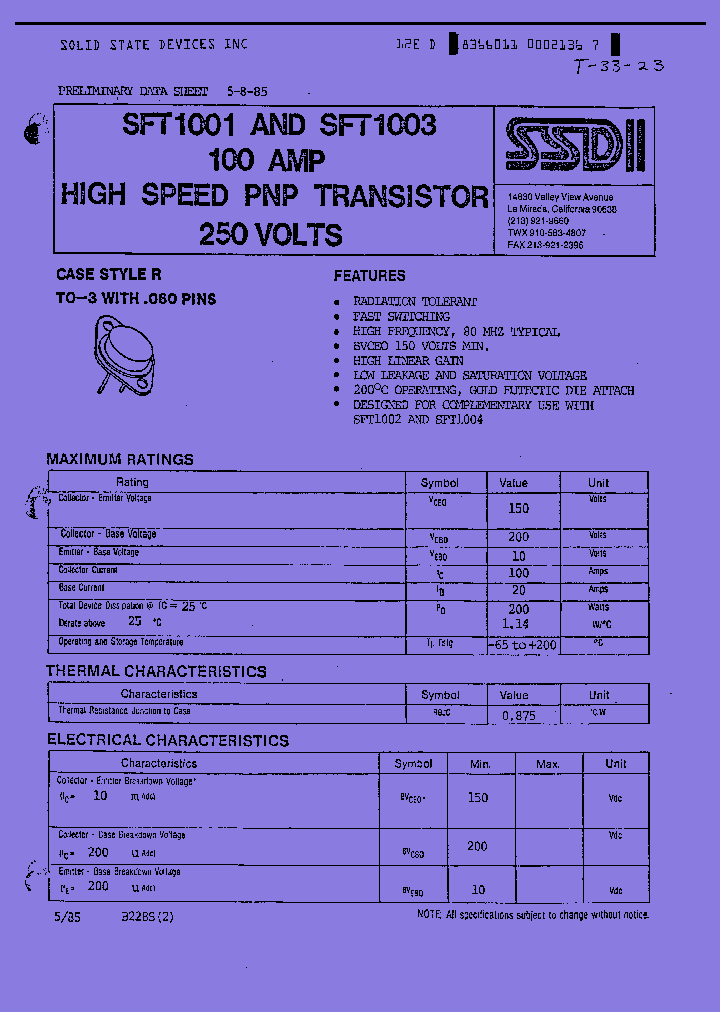 SFT1003_7851689.PDF Datasheet