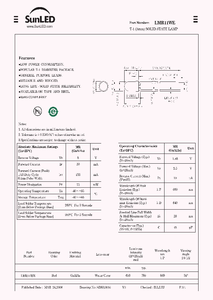 LMR11WE_7852238.PDF Datasheet