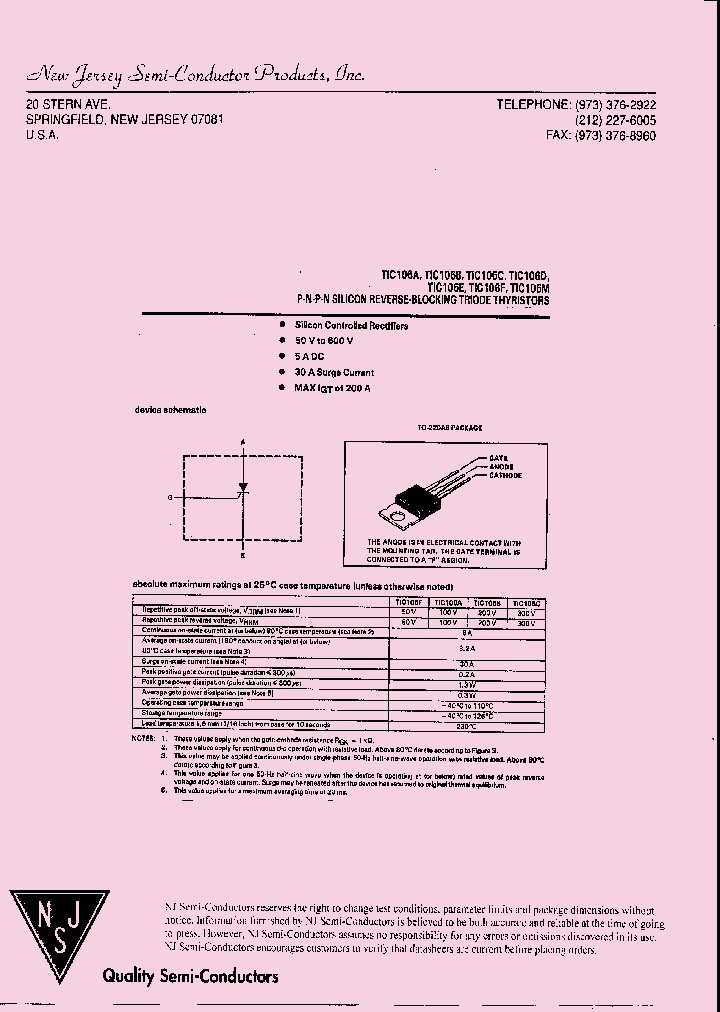 TIC106_7855390.PDF Datasheet