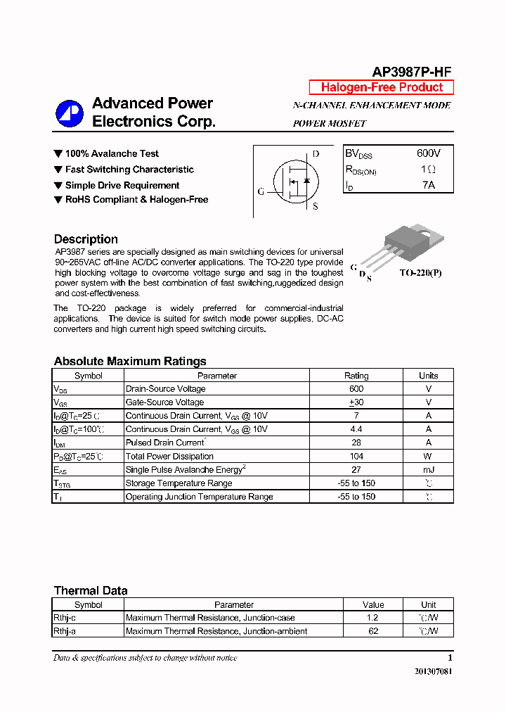 AP3987P-HF14_7860083.PDF Datasheet