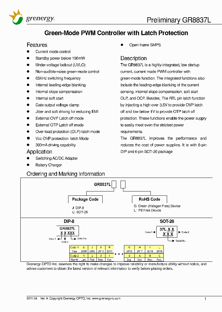 GR8837L_7767725.PDF Datasheet